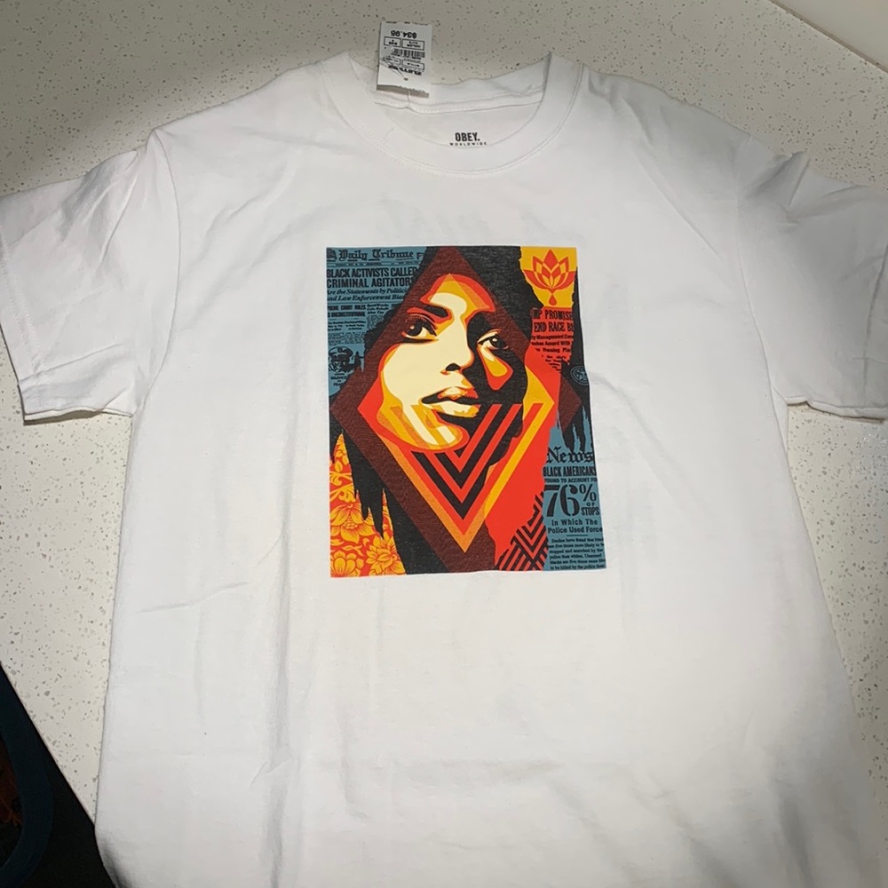 Obey white T-shirt